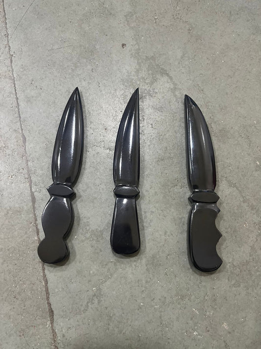 Hand-Carved Obsidian Knife